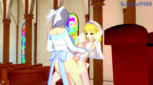 Ryona and Yumi have intense futanari sex in a church. 