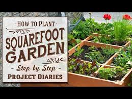 How To Plant Square Foot Gardening