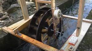 Waterwheel Based Power Generator