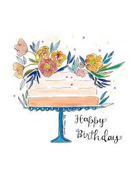The artistic possibilities are nearly endless, and the imaginative designs are stunning. Card Happy Birthday Cake With Flowers Inked Blank Inside Etsy Watercolor Birthday Cards Birthday Cake With Flowers Happy Birthday Cakes