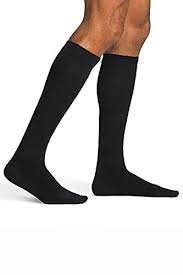 Sigvaris Mens Style Sea Island Cotton 220 Closed Toe Calf High Socks 20 30mmhg