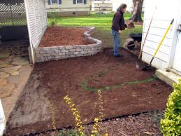 Flagstone Patio On Slope Ruined By