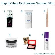 step by step get flawless summer skin