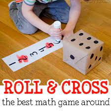 roll cross math game busy toddler