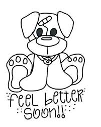 Get Well Soon Coloring Pages Pdf