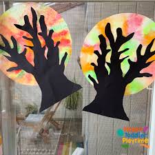 tree crafts with free templates happy