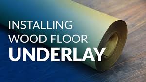 installing wood floor underlay you