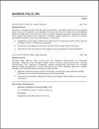 Nursing Resume Summary Examples Magdalene Project Org