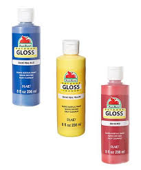 Color Gloss Three Piece Acrylic Paint