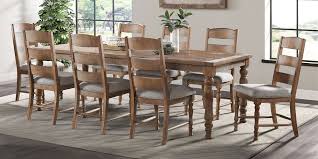 Solid acacia wood dining collection; Jordan Costco