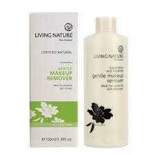 living nature gentle make up remover