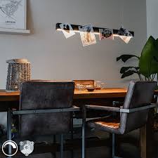 Modern Hanging Lamp Black Incl Led 3