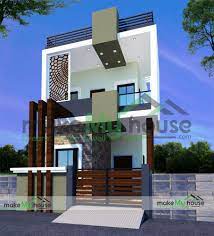 Buy 16x55 House Plan 16 By 55 Front