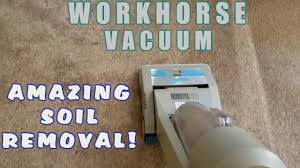 workhorse vacuum before carpet cleaning