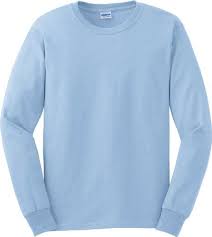 Gildan Ultra Cotton 6 Oz Long Sleeve T Shirt Small Lig