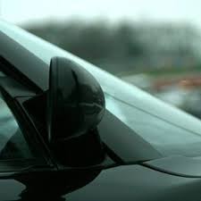 auto mirrors glass hard water spots