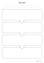 Print Flow Chart Basic 4x A4 Paper For Free
