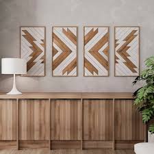 Decorative Geometric Wooden Wall Decor