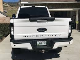 Details About 17 19 F250 Smoked Tail Lights Oem Non Blis Non Led Tinted Custom Made Black