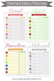 meal planning menus free free menu planning printable organize your kitchen frugally day 21