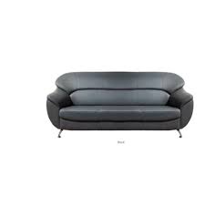 grey leatherete germany 3 seater sofa