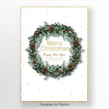 White Style Christmas Theme Poster Template For Free Download On Pngtree