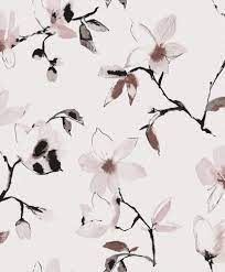 pink flower wallcovering zoom by mreel