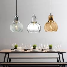 Modern Contemporary Glass Pendant Light