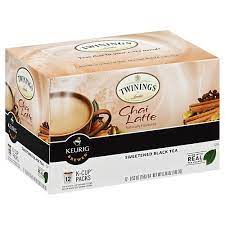 twinings chai latte k cup tea at