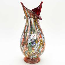 Murano Glass Vases Murano Millefiori