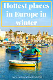 10 warmest places in europe in winter