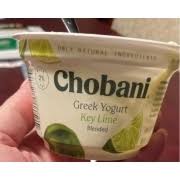chobani greek yogurt key lime