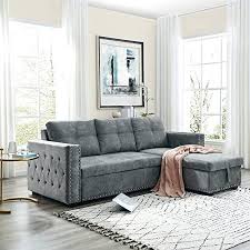 Habitrio Sectional Sofa With Pull Out