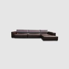 modular leather andy landscape sofa by