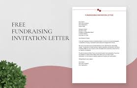 fundraising invitation letter in word