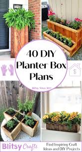 40 free diy planter box plans with