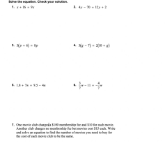 with variables on both sides worksheet