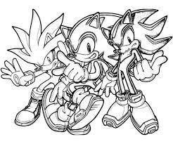 This is a coloring image of sonic the hedgehog, the titular character and the protagonist of this game series. Shadow Hedgehog Coloring Pages Coloring Home