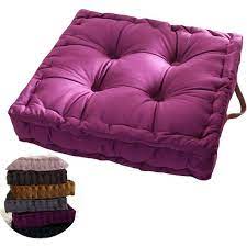 Tufted Cushion Meditation Pillow Square