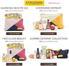 loccitane free bonus gifts with