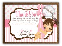 Pink Baby Shower Thank You Cards Di 4504ty Harrison Greetings