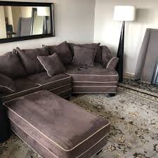 grey off white sectional sofa 2 tall