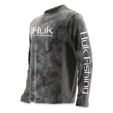 Huk Mens Icon Camo Long Sleeve Tee Shirt