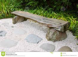 Bench In Japanese Garden Stock Photography Image 2487992