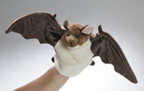 bat hand puppet soft toy stuffed