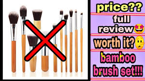 bamboo brush set review in