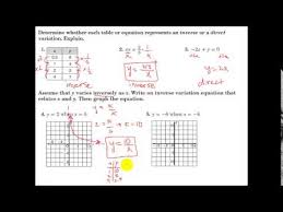 Glencoe Algebra 1 11 1 Inverse