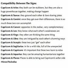 Capricorn Compatibility Aquarius Zodiac Signs Capricorn