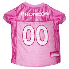 Denver Broncos Nfl Licensed Pink Dog Jersey
