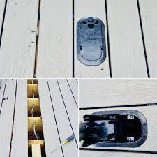 flush mount deck floor receptacle the